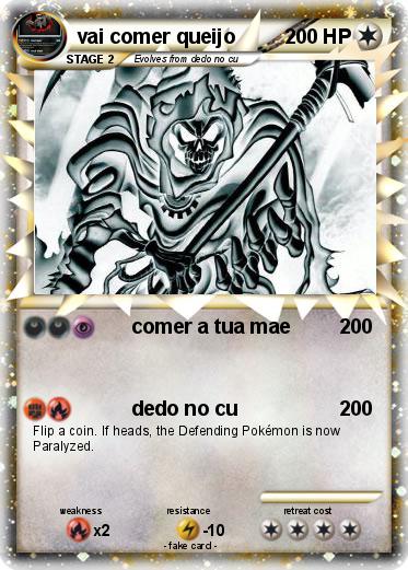 Pokemon vai comer queijo