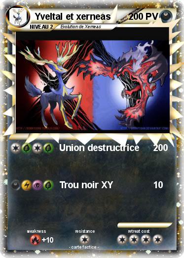 Pokemon Yveltal et xerneas