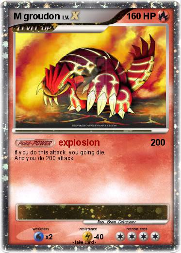 Pokemon M groudon