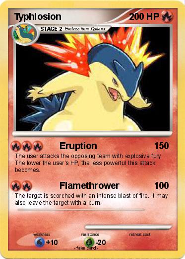 Pokemon Typhlosion