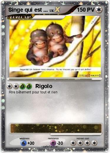 Pokemon Singe qui est ...