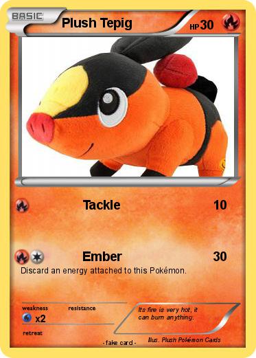 Pokemon Plush Tepig