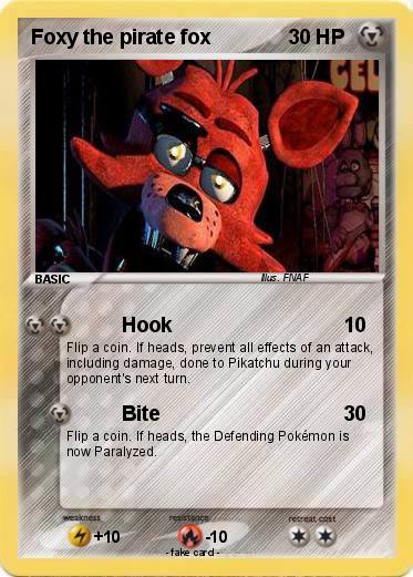 Pokemon Foxy the pirate fox