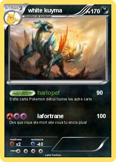 Pokemon white kuyma