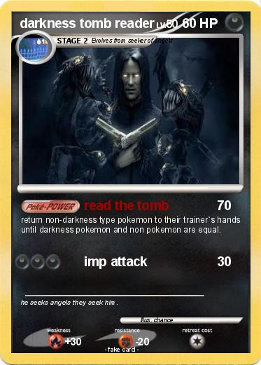 Pokemon darkness tomb reader