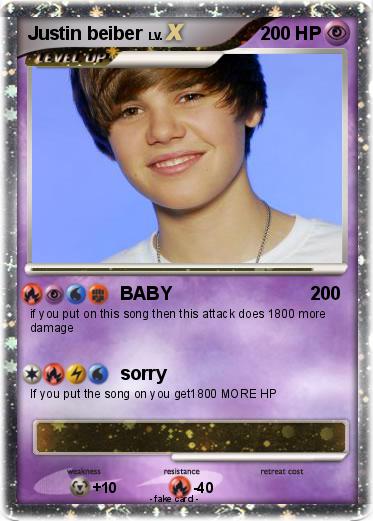 Pokemon Justin beiber
