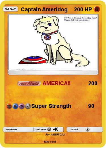 Pokemon Captain Ameridog