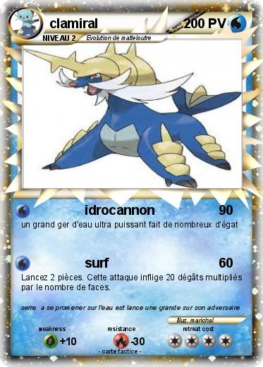 Pokemon clamiral