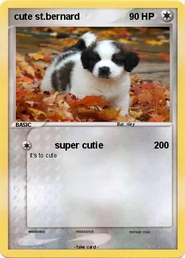Pokemon cute st.bernard