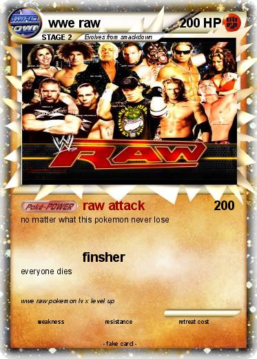 Pokemon wwe raw