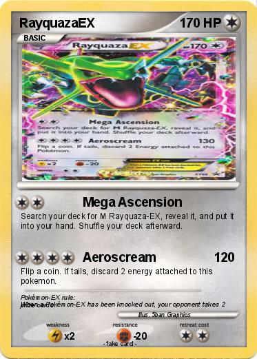 Pokemon RayquazaEX