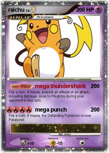 Pokemon raichu