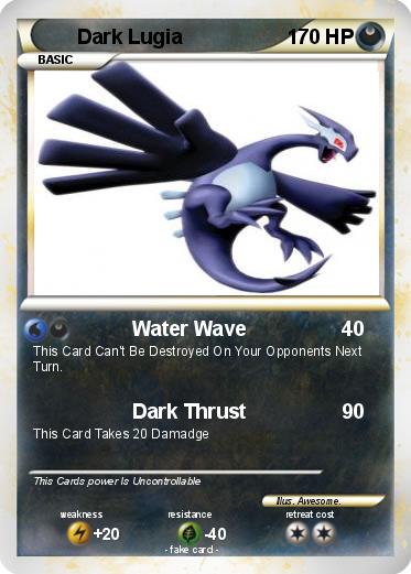 Pokemon Dark Lugia