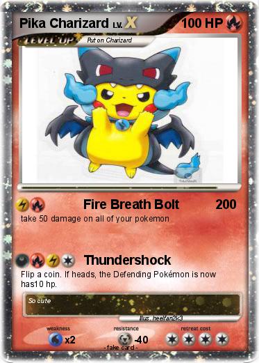 Pokemon Pika Charizard
