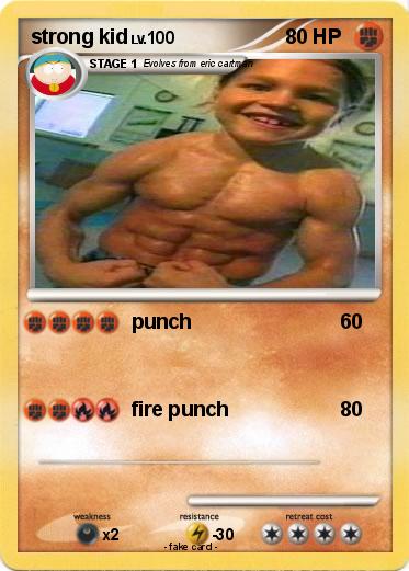 Pokemon strong kid