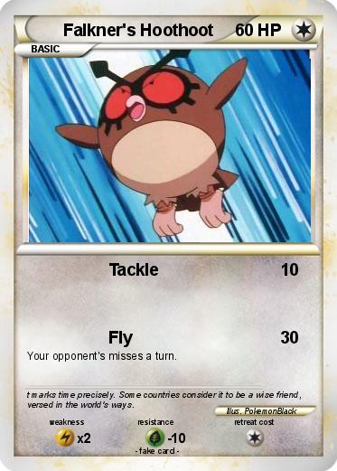 Pokemon Falkner's Hoothoot