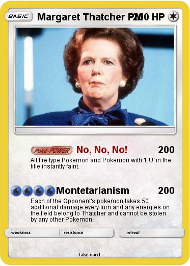 Pokemon Margaret Thatcher PM