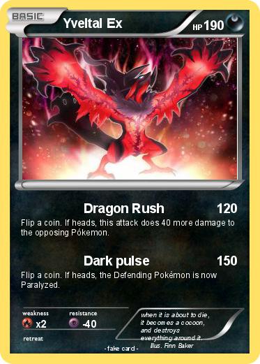 Pokemon Yveltal Ex