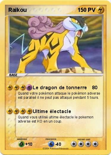 Pokemon Raikou