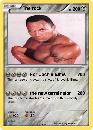 Pokemon The rock