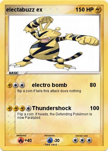 Pokemon electabuzz ex