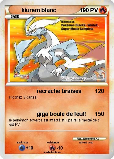 Pokemon kiurem blanc