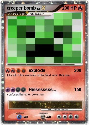 Pokemon creeper bomb