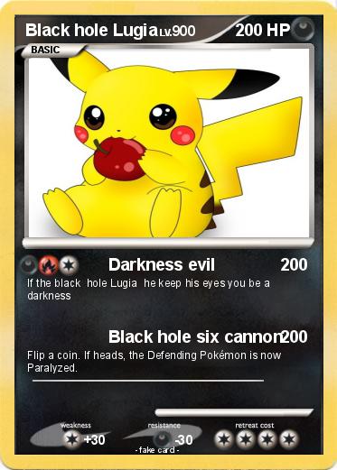 Pokemon Black hole Lugia