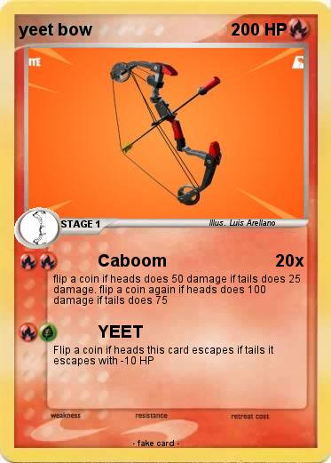 Pokemon yeet bow