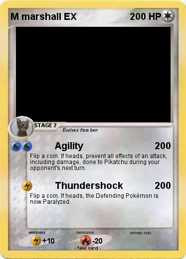 Pokemon M marshall EX