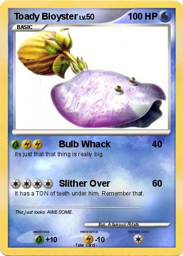 Pokemon Toady Bloyster