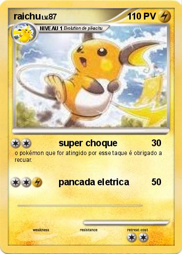 Pokemon raichu