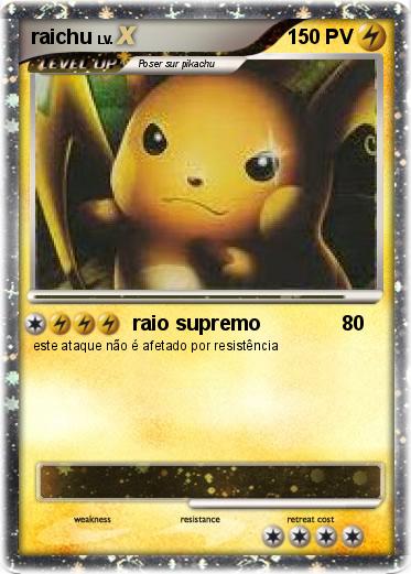 Pokemon raichu