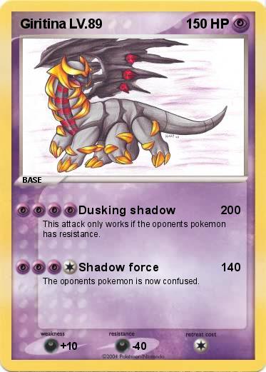 Pokemon Giritina LV.89