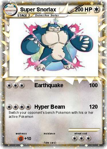Pokemon Super Snorlax
