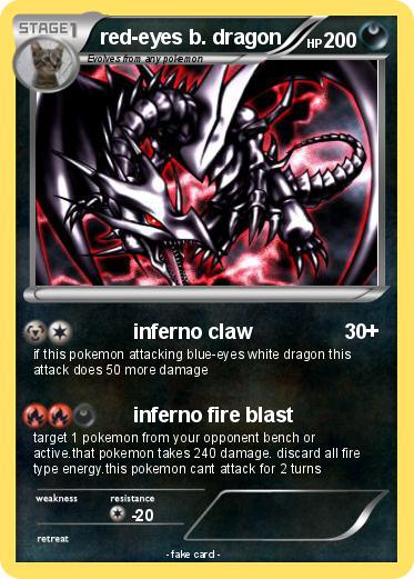 Pokemon red-eyes b. dragon