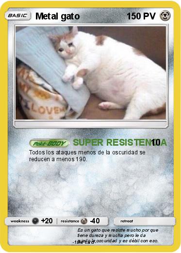 Pokemon Metal gato