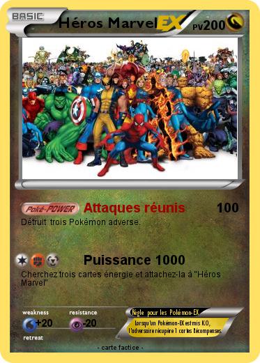 Pokemon Héros Marvel