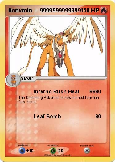 Pokemon lionvmin     9999999999999