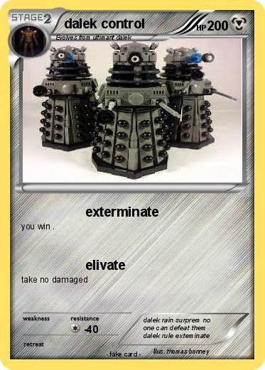 Pokemon dalek control