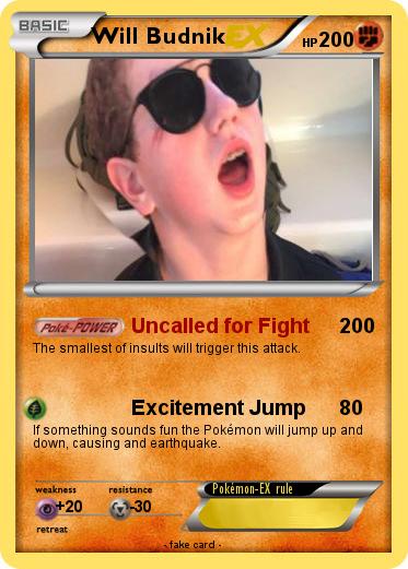 Pokemon Will Budnik