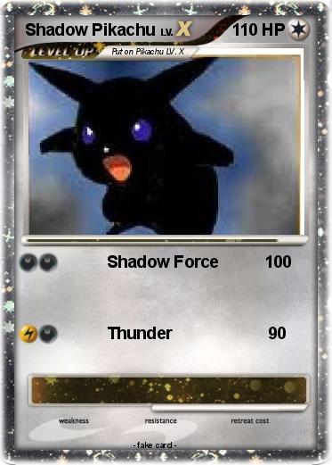 Pokemon Shadow Pikachu