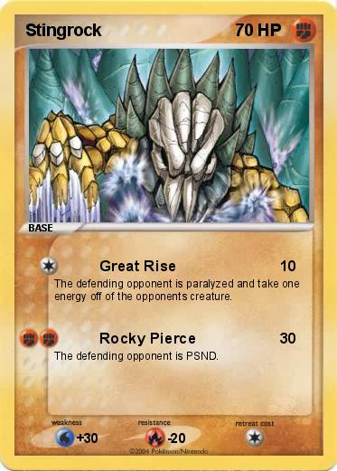 Pokemon Stingrock