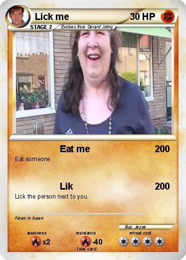 Pokemon Lick me