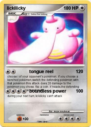 Pokemon lickilicky