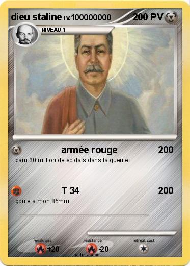 Pokemon dieu staline