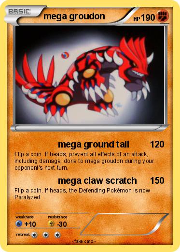 Pokemon mega groudon