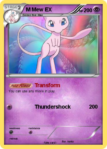 Pokemon M Mew EX