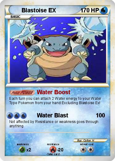 Pokemon Blastoise EX