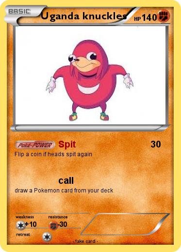 Pokemon Uganda knuckles